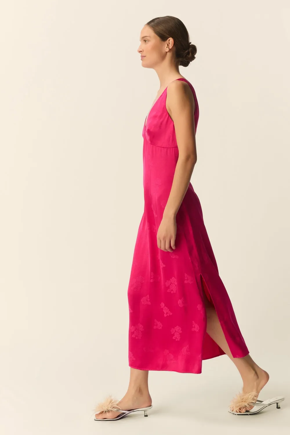 Robe Samia Fuchsia sold by Des Petits Hauts product image thumbnail 3
