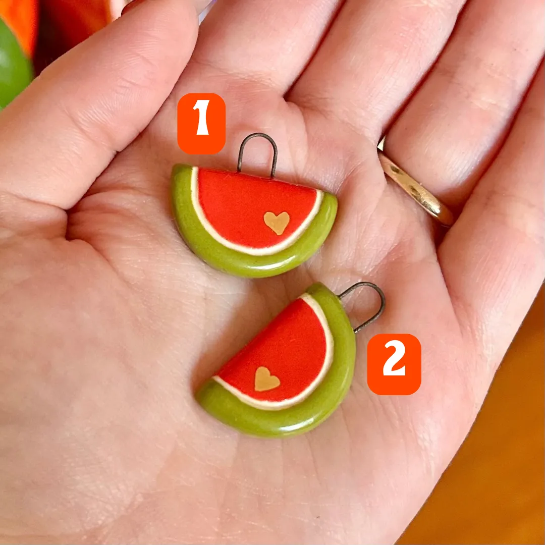Watermelon charms sold by Meghan MacWhirter product image thumbnail 2