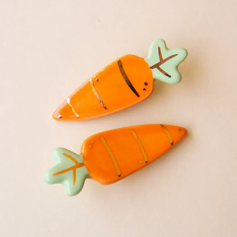 Carrot Hair Clips sold by Meghan MacWhirter