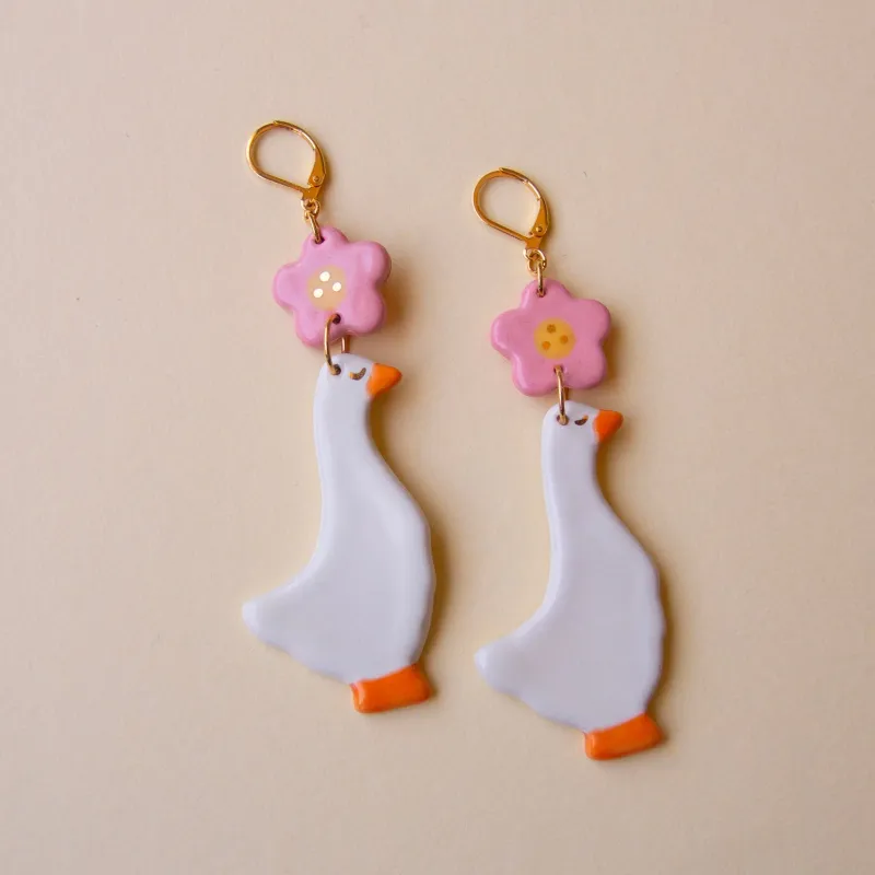 Goose Earrings sold by Meghan MacWhirter