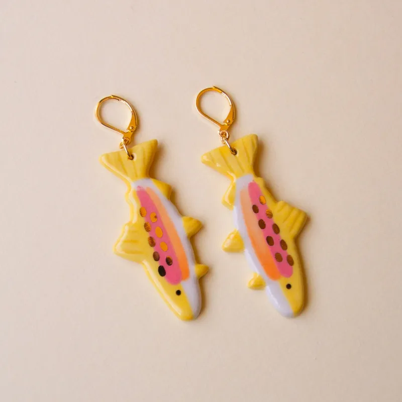 PRE-ORDER - Cutthroat Trout Earrings sold by Meghan MacWhirter