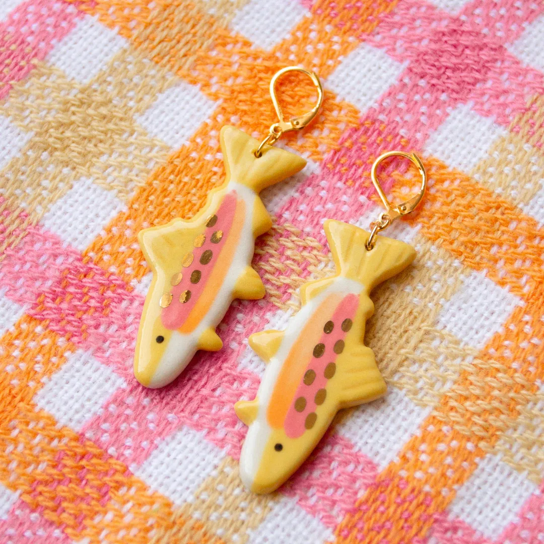 PRE-ORDER - Cutthroat Trout Earrings sold by Meghan MacWhirter product image thumbnail 2