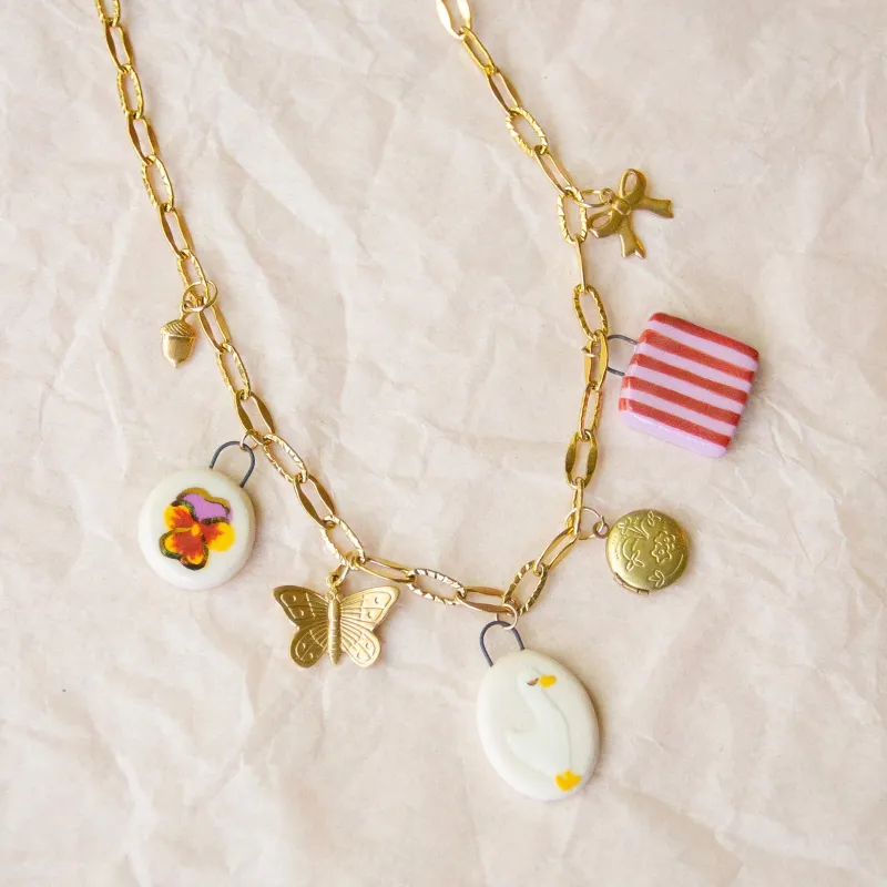 Goose Charm Necklace sold by Meghan MacWhirter