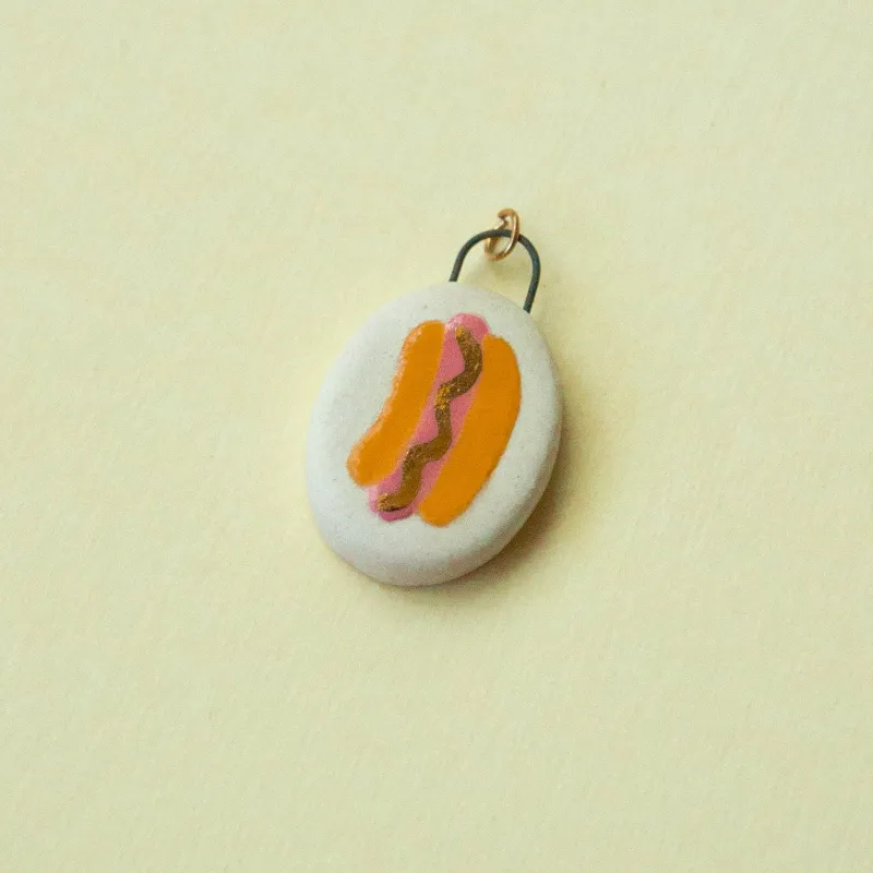 Hot Dog Charm sold by Meghan MacWhirter