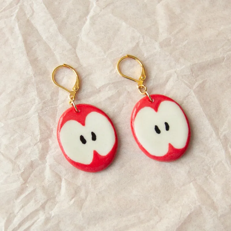 Apple Earrings sold by Meghan MacWhirter