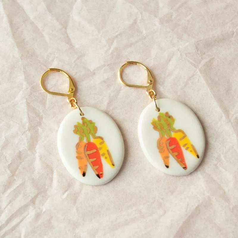 Carrot Bundle Earrings sold by Meghan MacWhirter