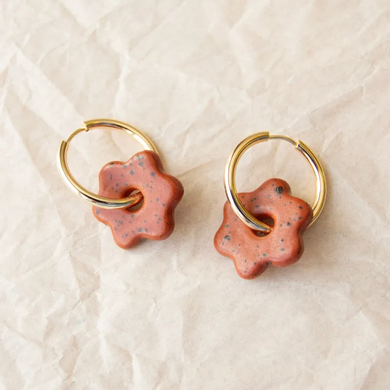 Daisy Hoops - Soil sold by Meghan MacWhirter