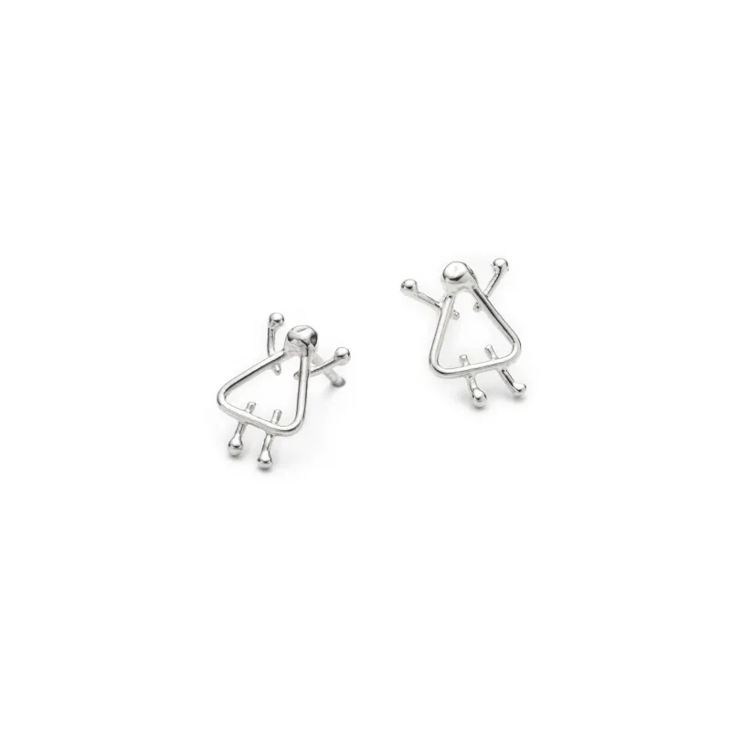 boucles d'oreilles filles en or jaune ou blanc (14k ou 18k) sold by Lidia Jewelry