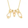 collier pour maman d'un garçon fait au Québec en or massif 14k ou 18k sold by Lidia Jewelry