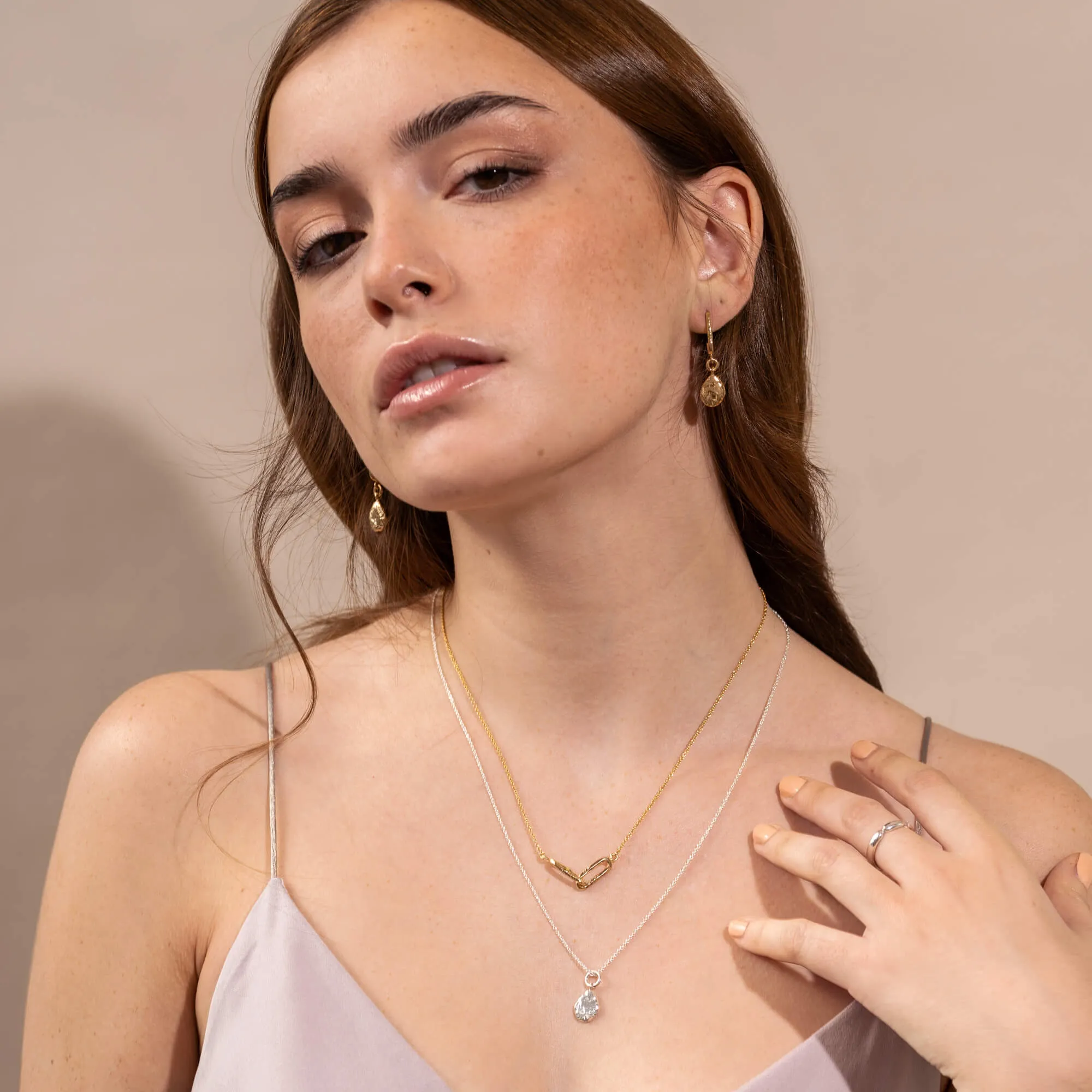 Marguerite - Collier à breloque en argent sterling sold by Lidia Jewelry product image thumbnail 5