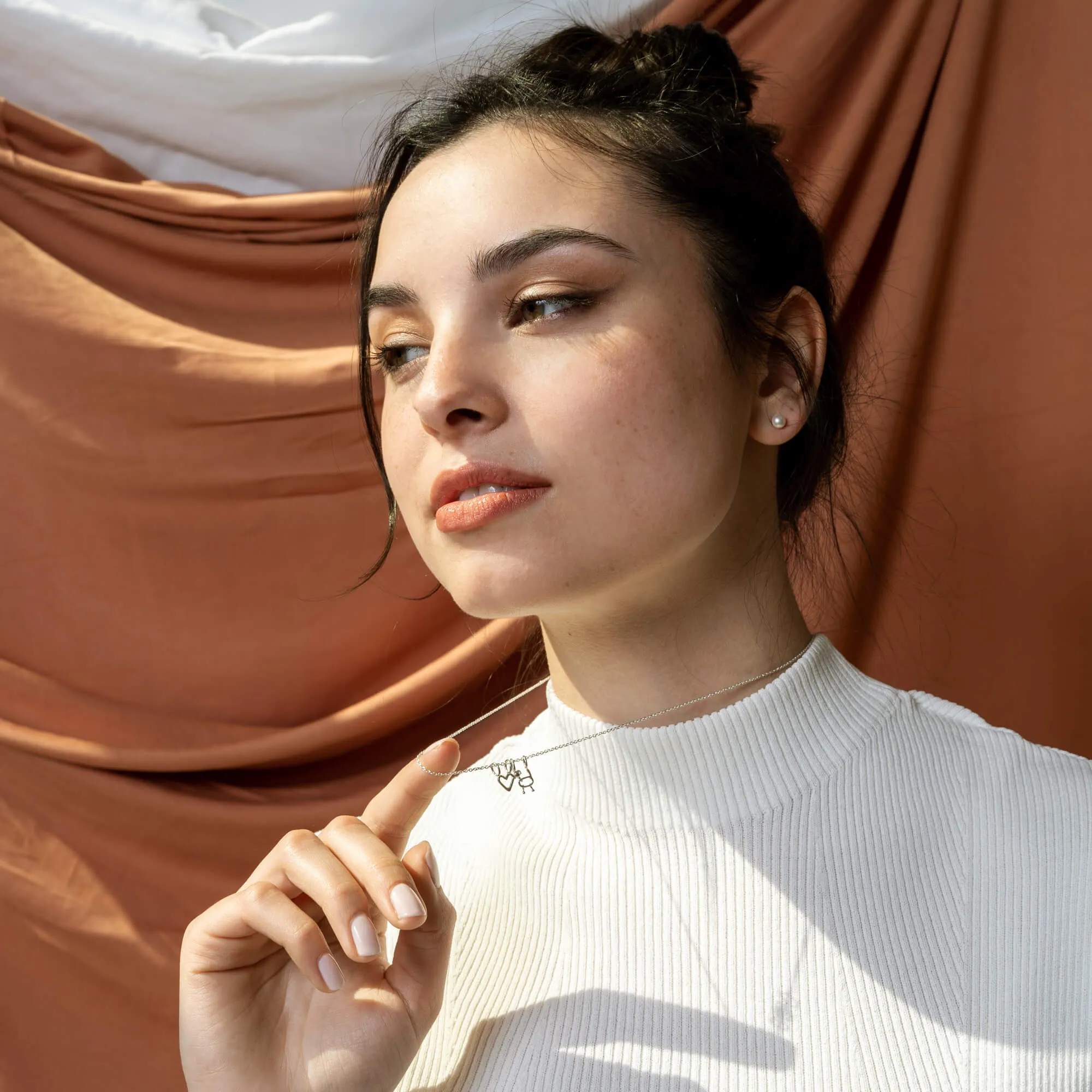 Collier pour une amoureuse des chiens - Argent sterling sold by Lidia Jewelry product image thumbnail 5