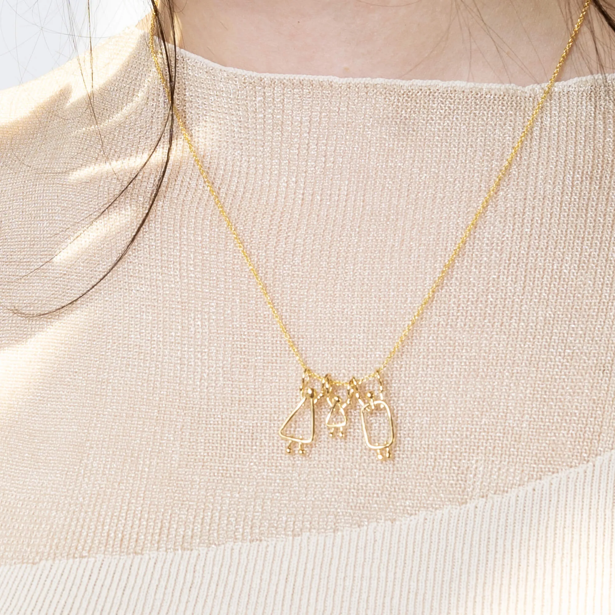 Bijou pour maman d'une fille - Collier de naissance pour nouvelle maman sold by Lidia Jewelry product image thumbnail 2