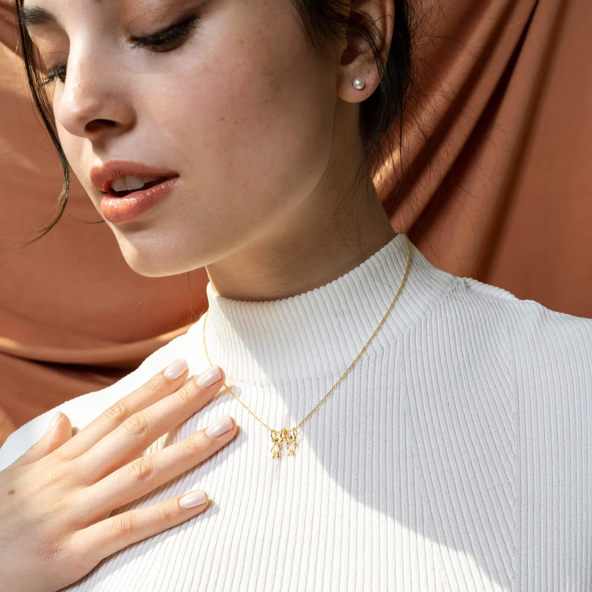 collier fille et garçon sold by Lidia Jewelry product image thumbnail 2