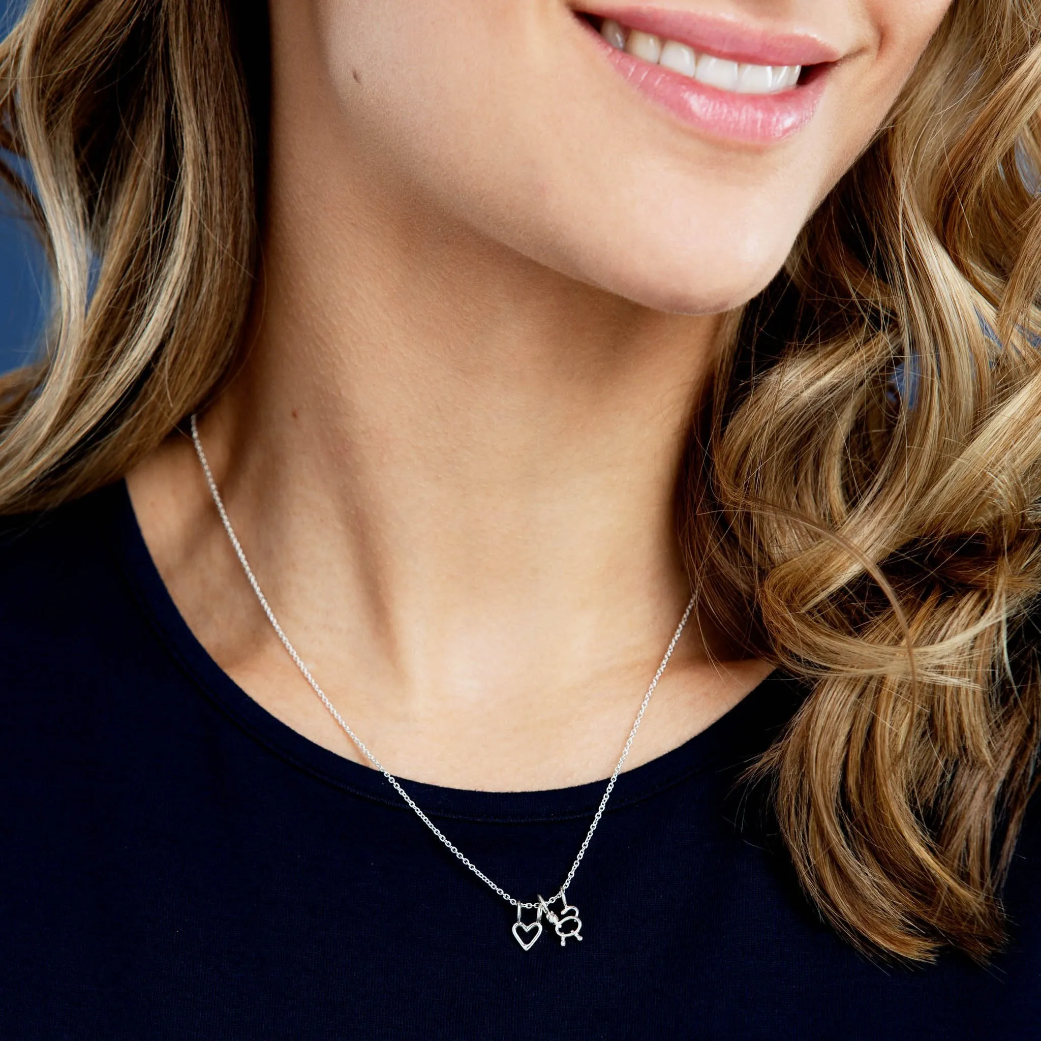 collier coeur et chat sold by Lidia Jewelry product image thumbnail 4