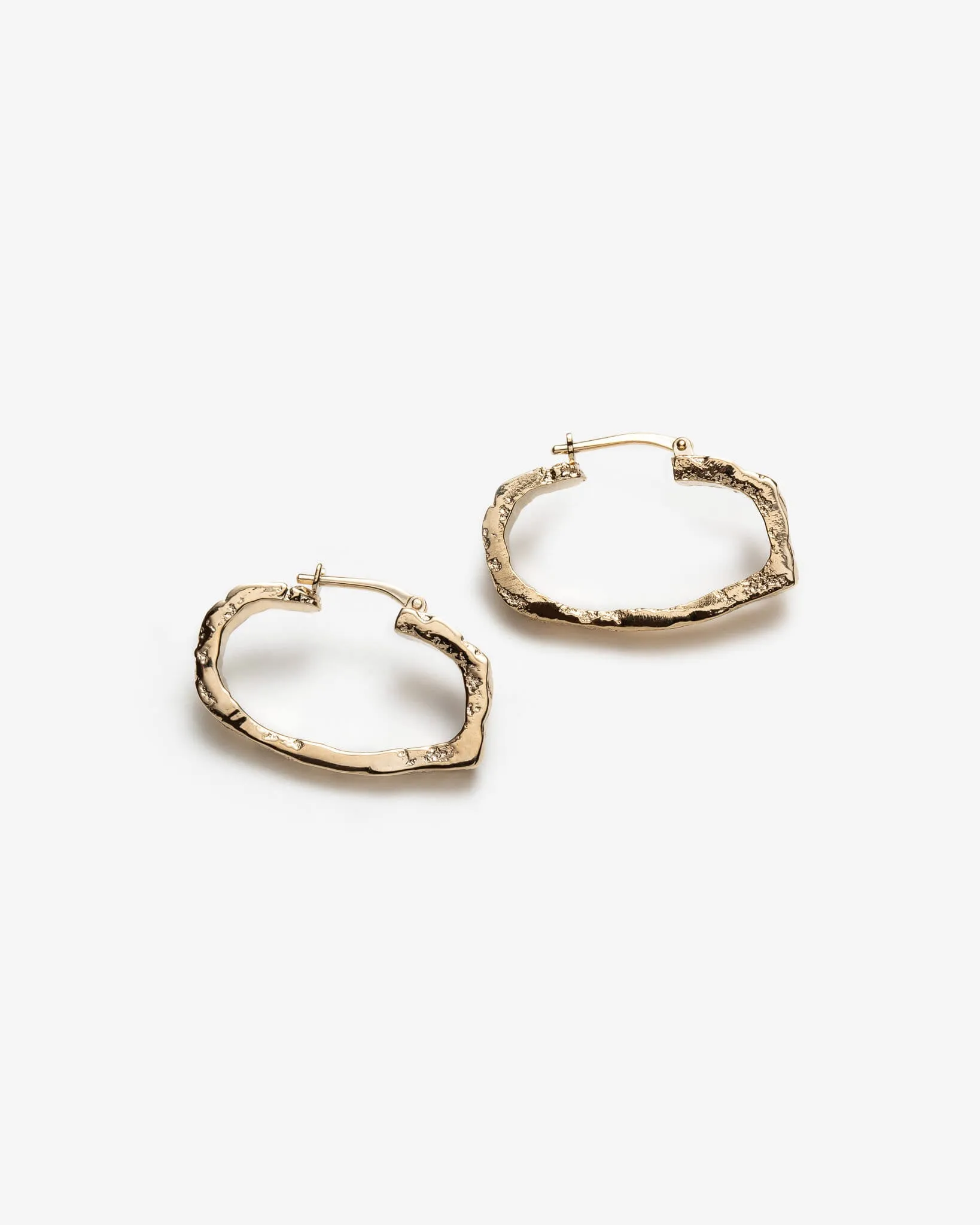 Tranche de vie – Anneaux ovales en argent 925 faits à la main sold by Lidia Jewelry product image thumbnail 5