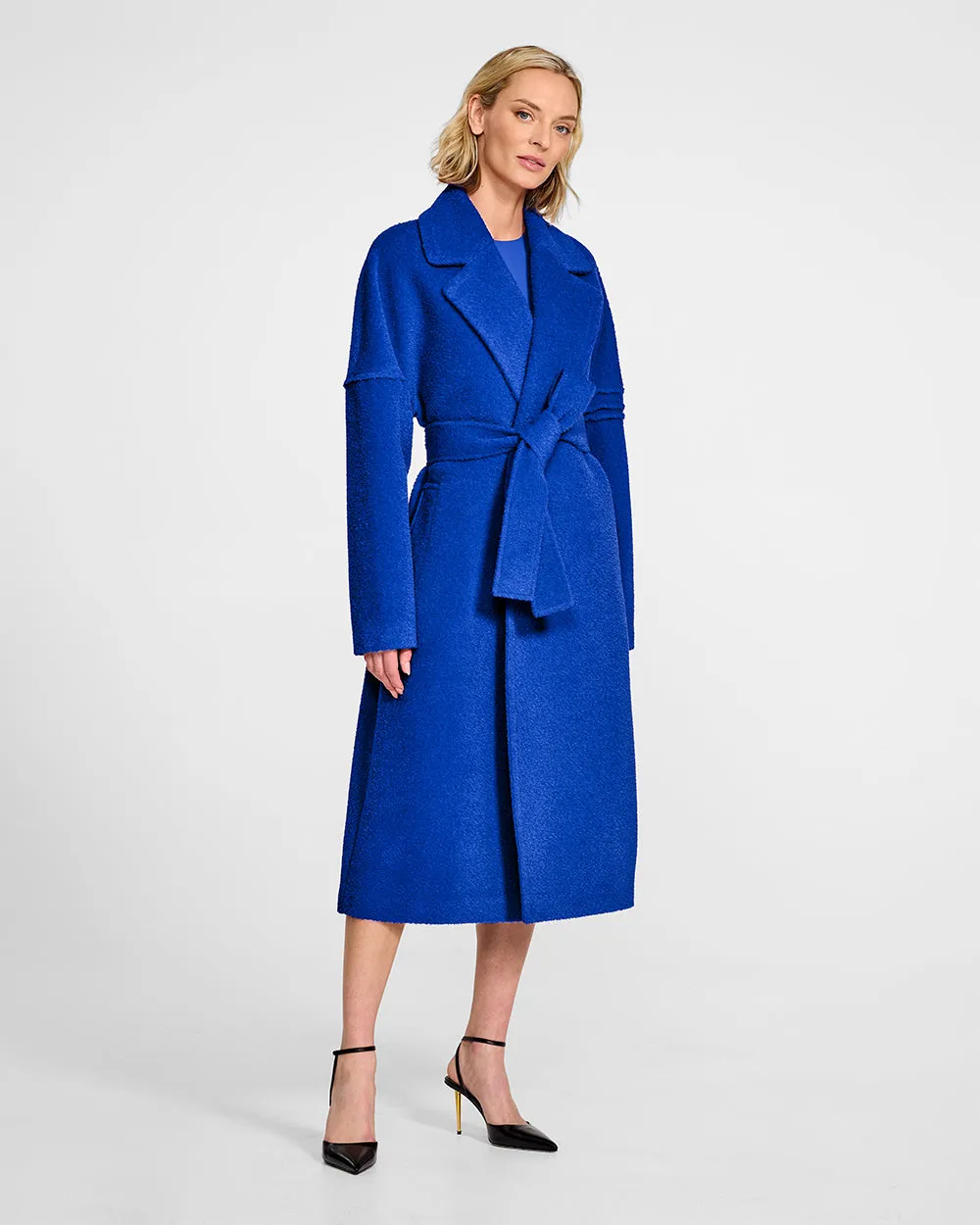 Bouclé Alpaca Robe Coat sold by Sentaler product image thumbnail 2