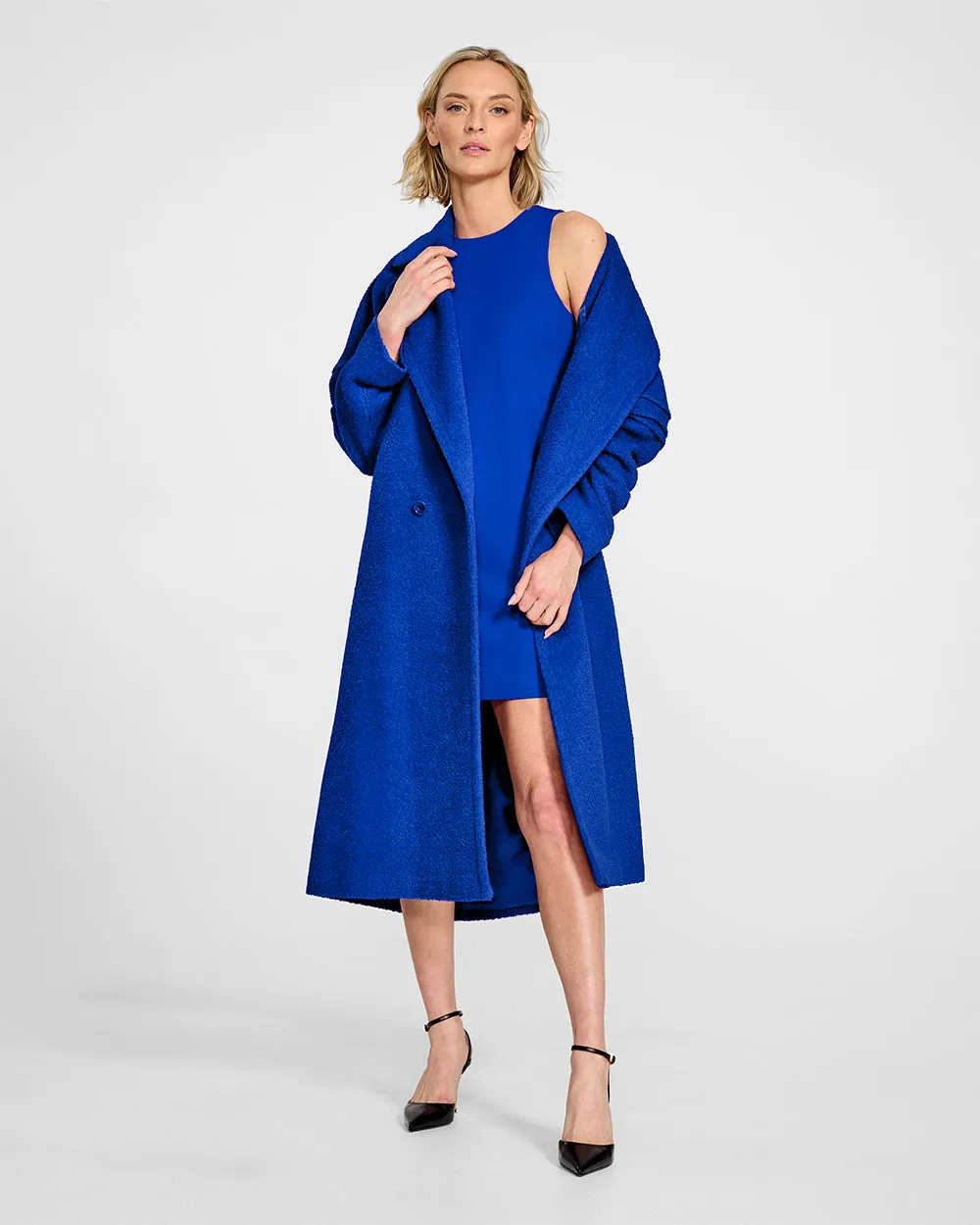 Bouclé Alpaca Robe Coat sold by Sentaler product image thumbnail 3