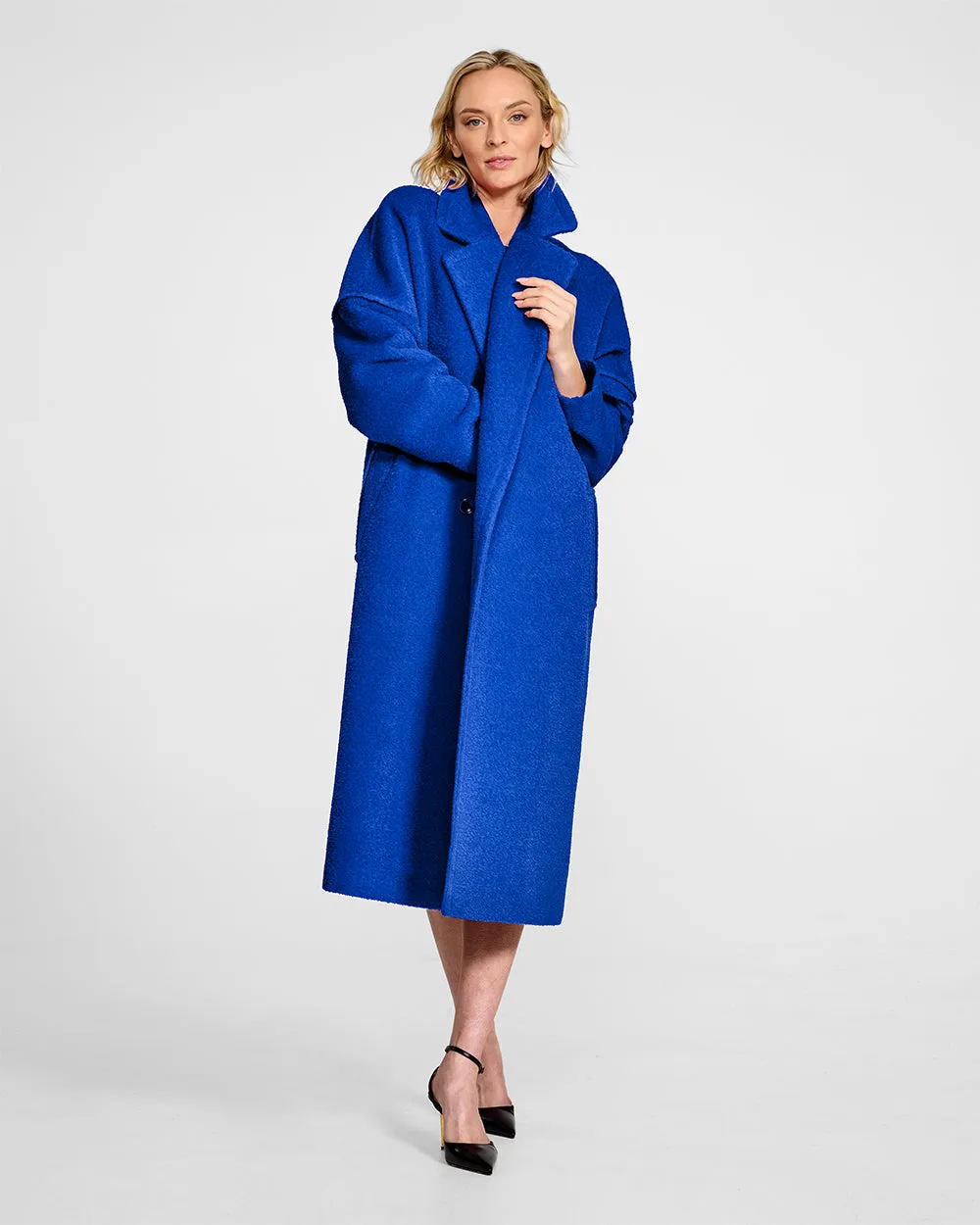 Bouclé Alpaca Robe Coat sold by Sentaler product image thumbnail 4