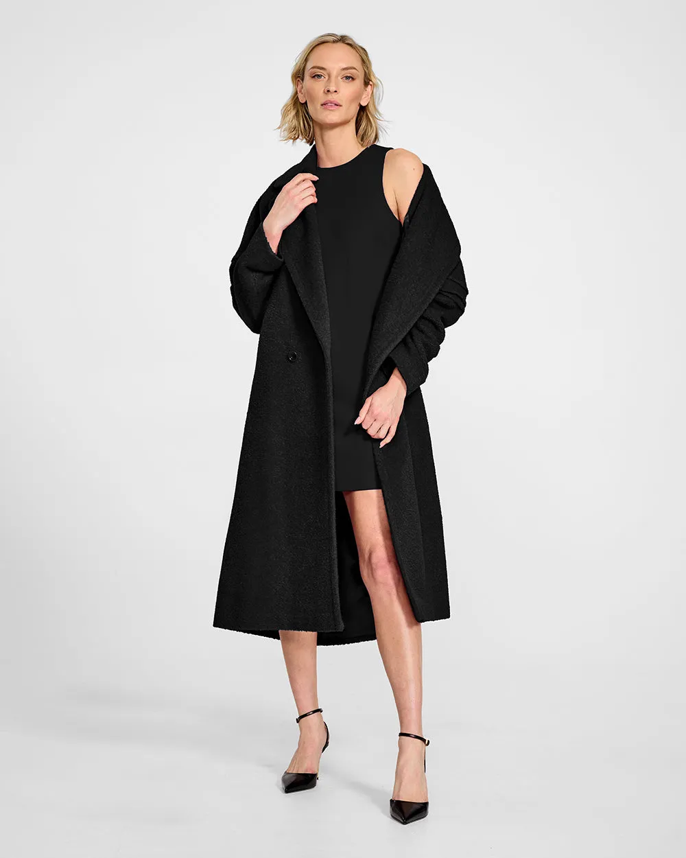 Bouclé Alpaca Robe Coat sold by Sentaler product image thumbnail 2