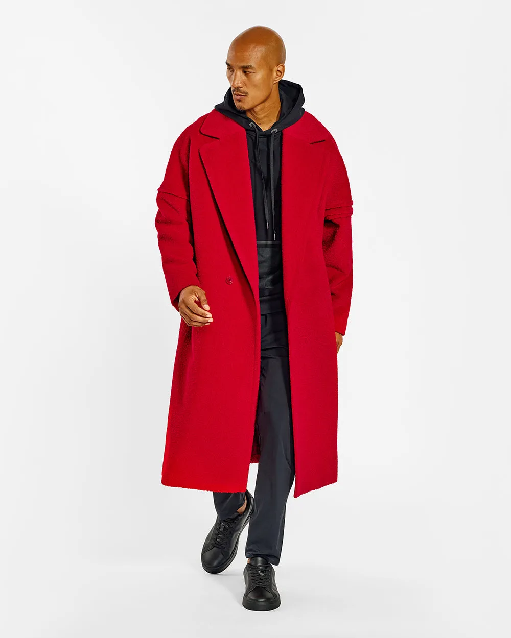 Bouclé Alpaca Robe Coat sold by Sentaler product image thumbnail 3