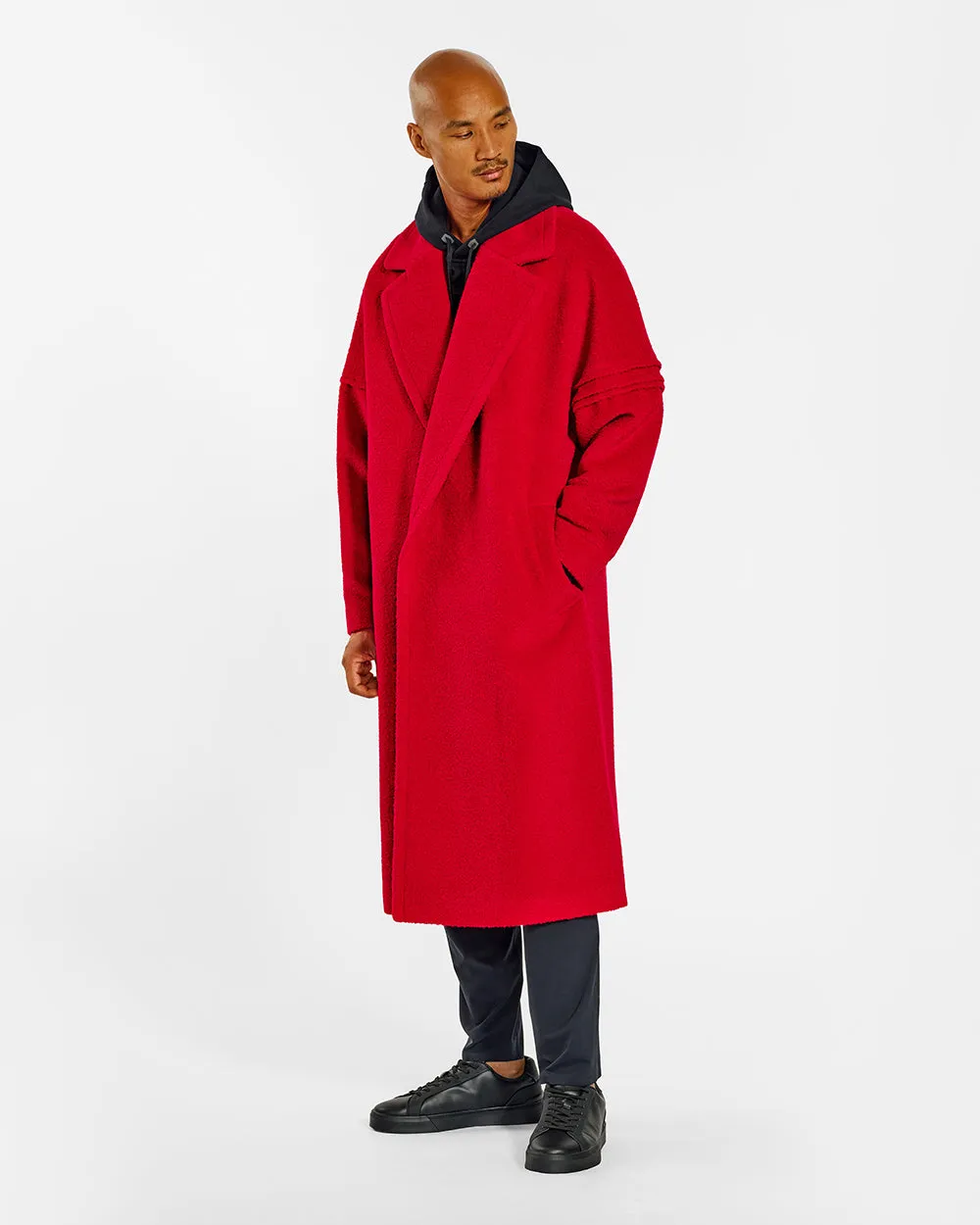 Bouclé Alpaca Robe Coat sold by Sentaler product image thumbnail 4