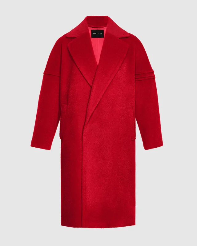 Bouclé Alpaca Robe Coat sold by Sentaler