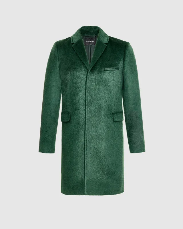 Suri Alpaca Notched Lapel Overcoat sold by Sentaler