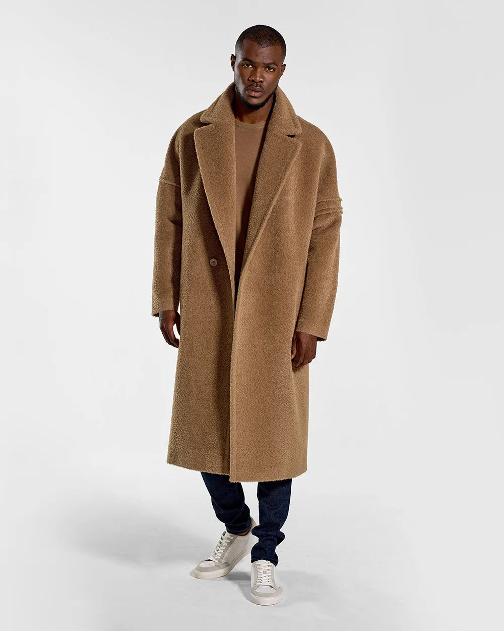 Bouclé Alpaca Robe Coat sold by Sentaler product image thumbnail 2