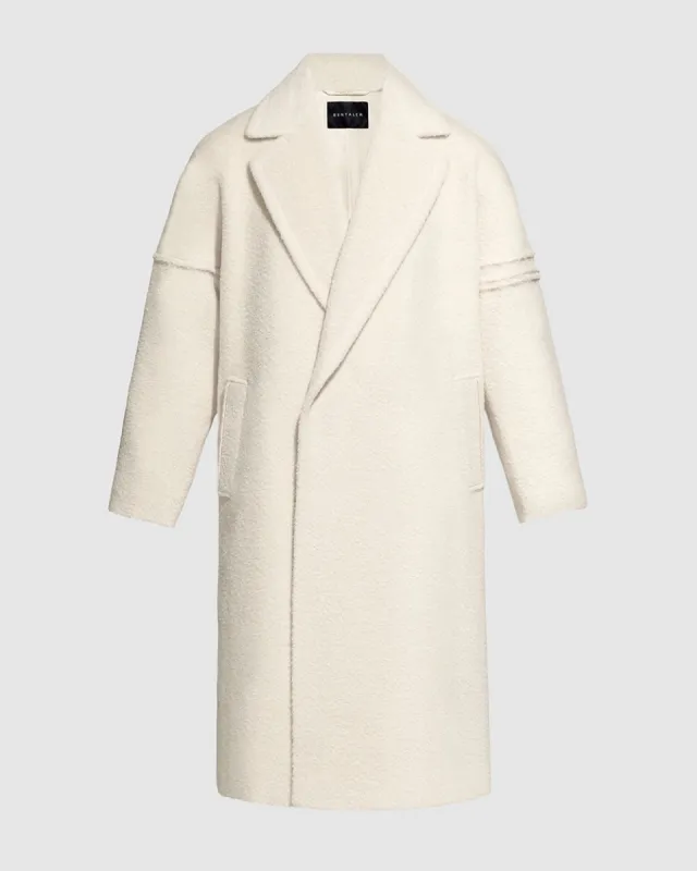 Bouclé Alpaca Robe Coat sold by Sentaler