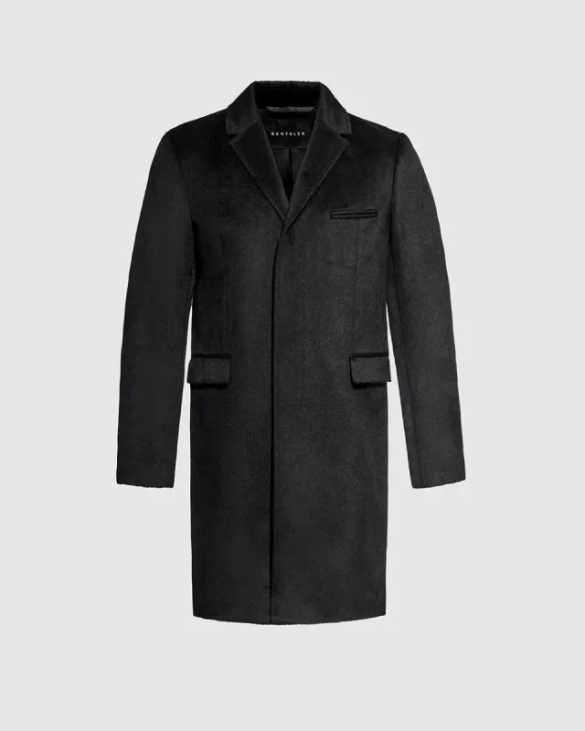 Suri Alpaca Notched Lapel Overcoat sold by Sentaler