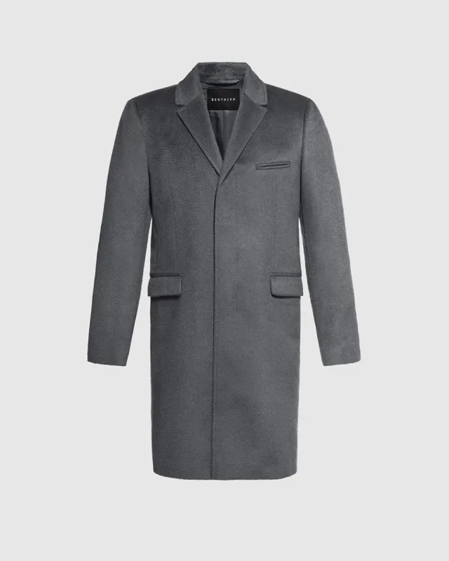 Suri Alpaca Notched Lapel Overcoat sold by Sentaler