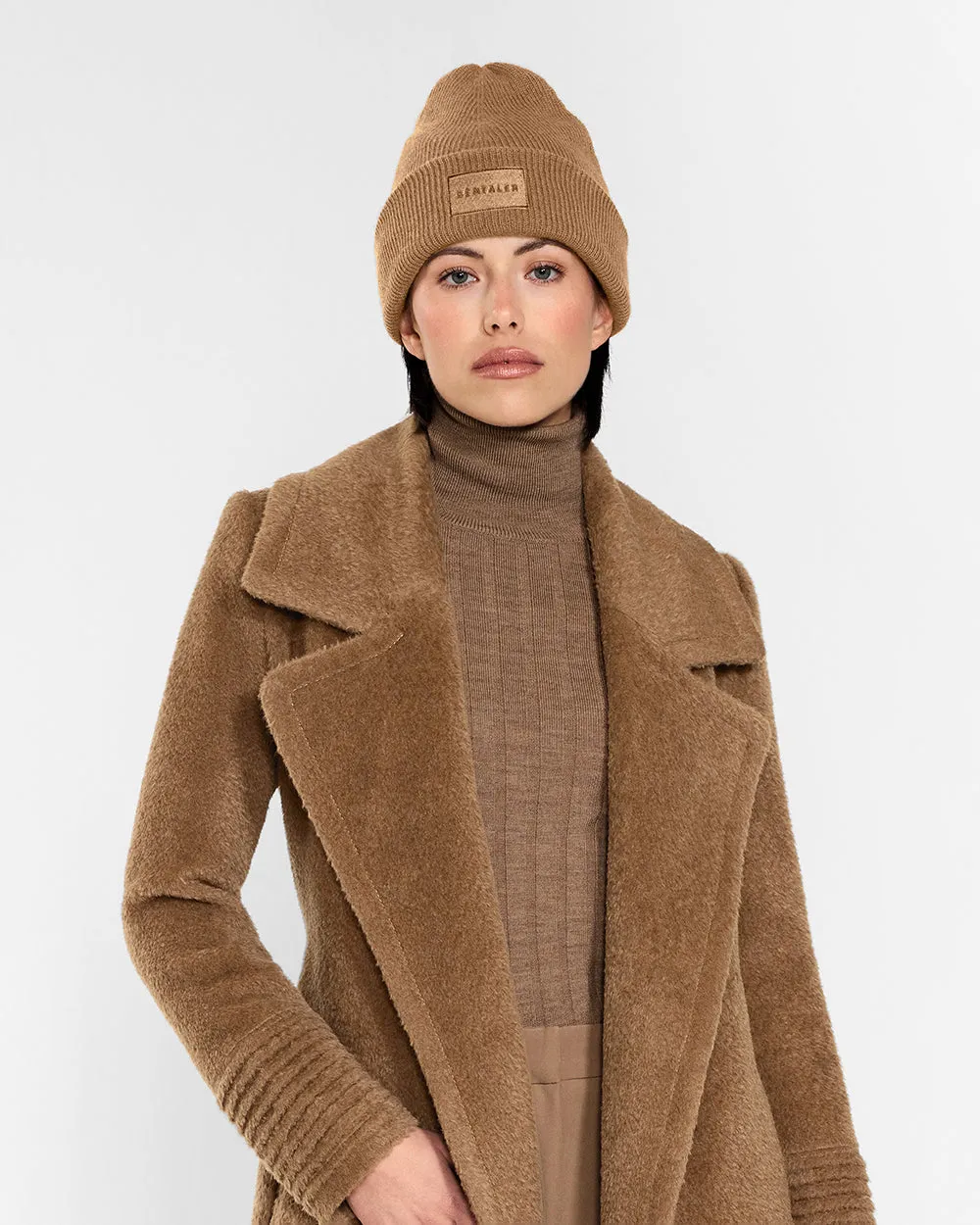 SENTALER Logo Alpaca Beanie sold by Sentaler product image thumbnail 2