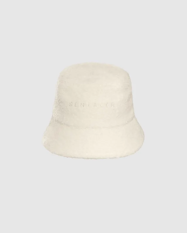 Men's Bouclé Alpaca Bucket Hat sold by Sentaler