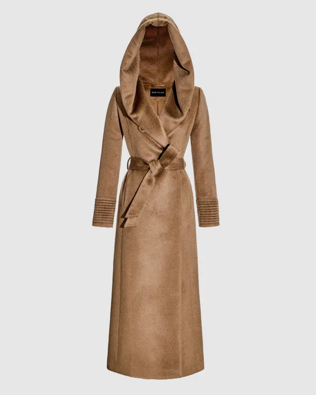 Suri Alpaca Maxi Hooded Wrap Coat sold by Sentaler