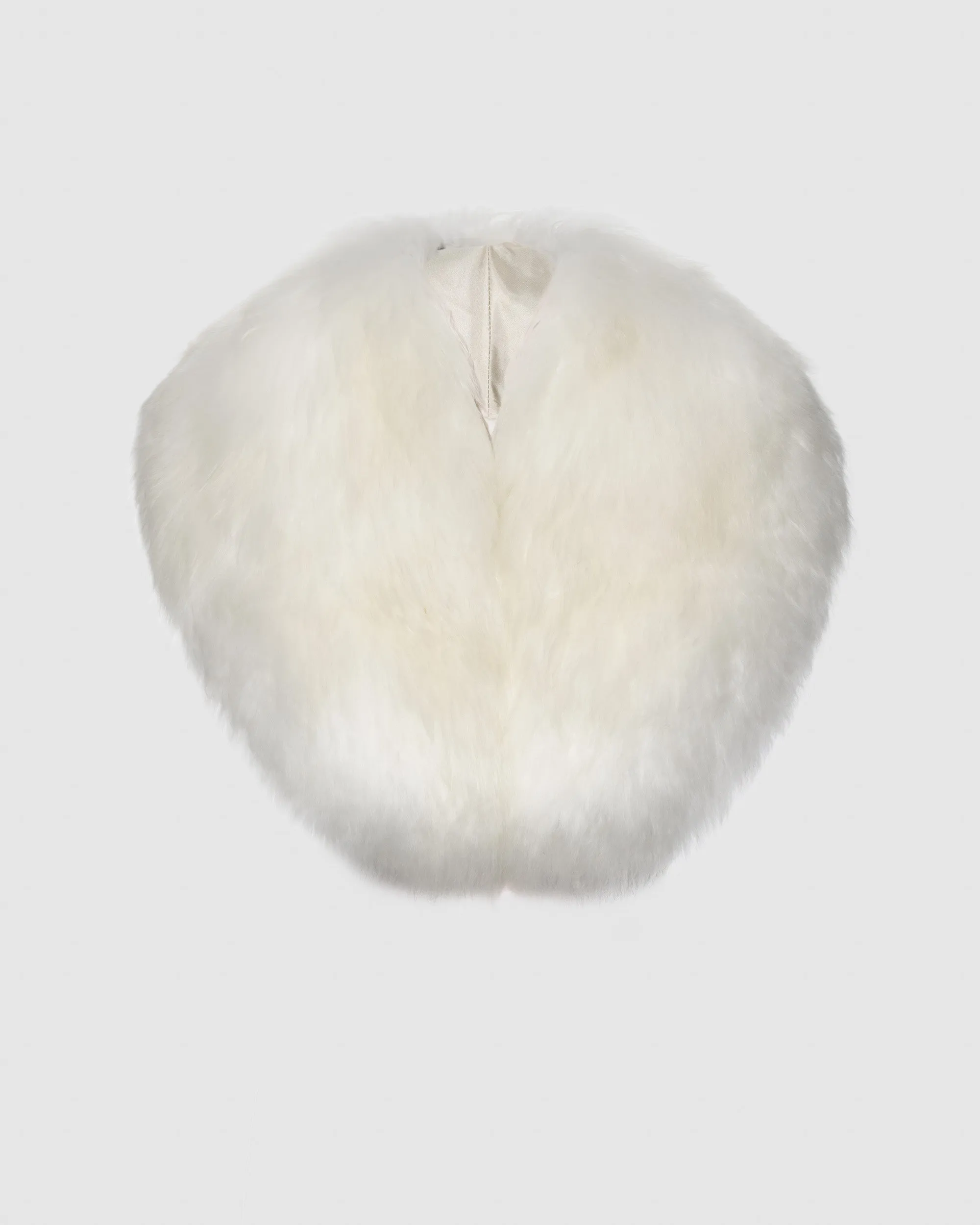 Alpaca Shearling Shawl Collar sold by Sentaler