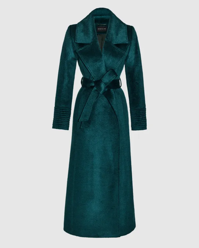 Suri Alpaca Maxi Notched Collar Wrap Coat sold by Sentaler