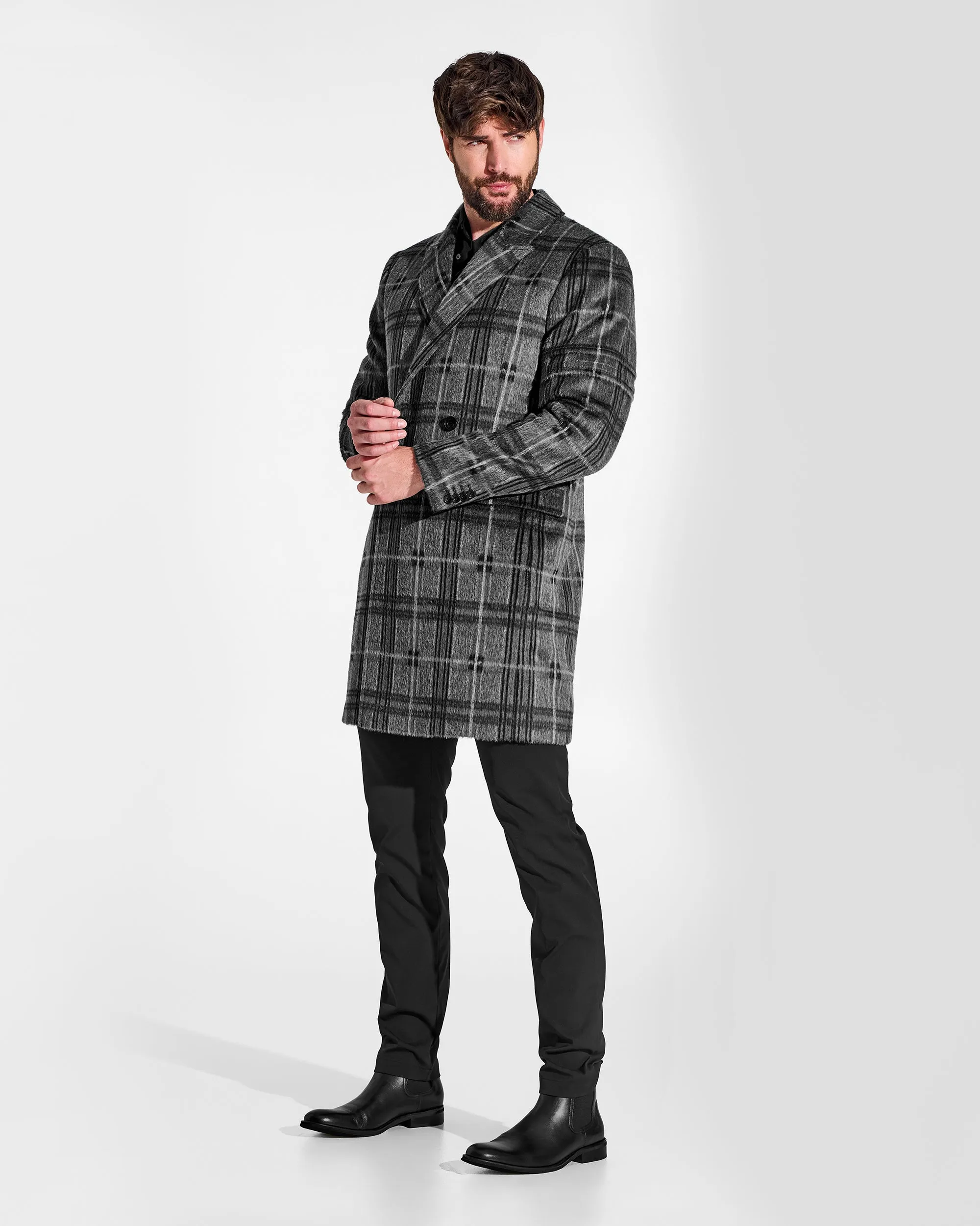 Suri Alpaca Double Breasted Overcoat sold by Sentaler product image thumbnail 4