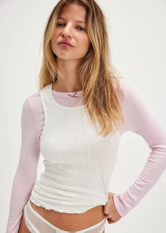 Fresh In Love Tank - Ivory sold by Alice & Wonder