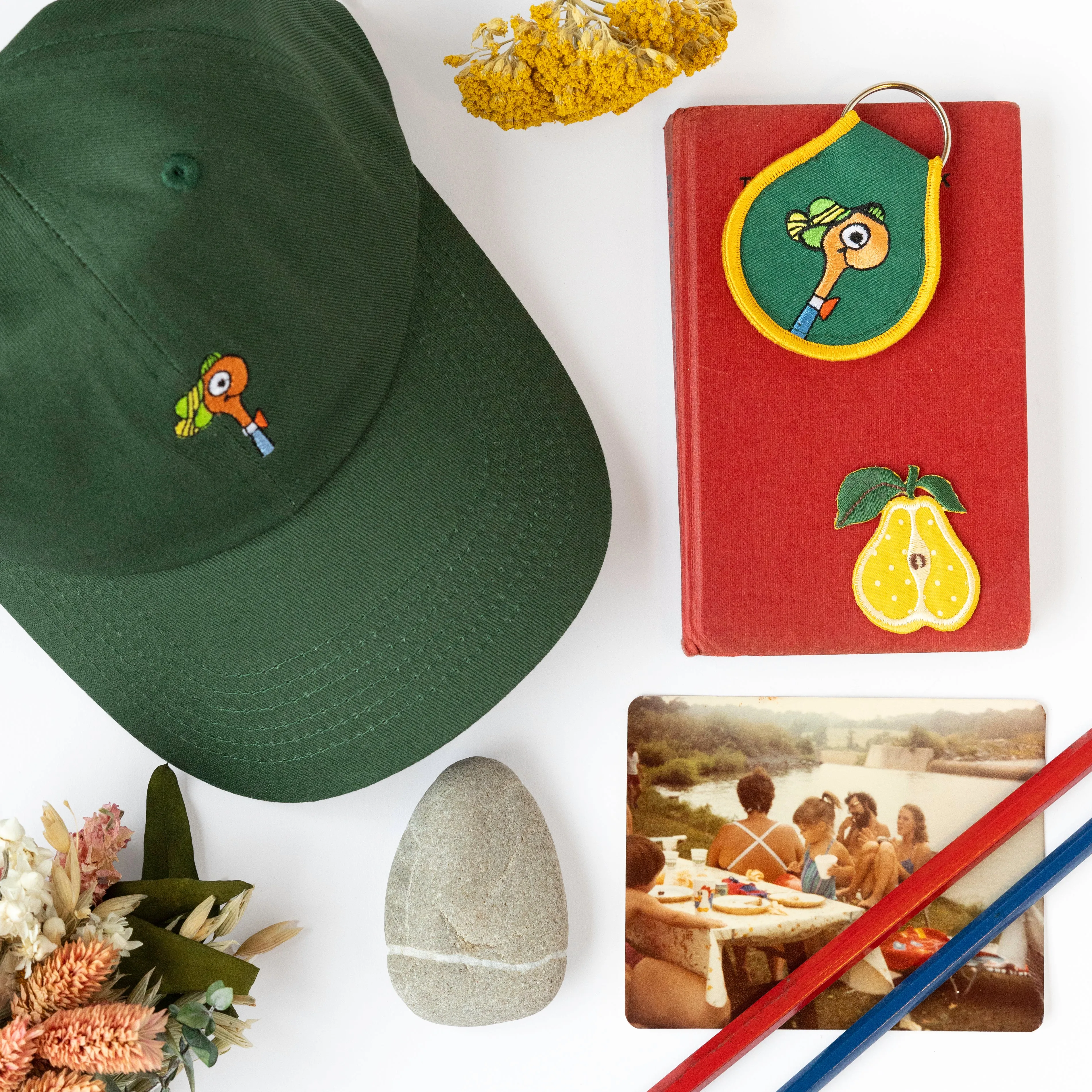 3P4 x Richard Scarry® - Lowly Worm Dad Hat (Forest) sold by Three Potato Four product image thumbnail 3