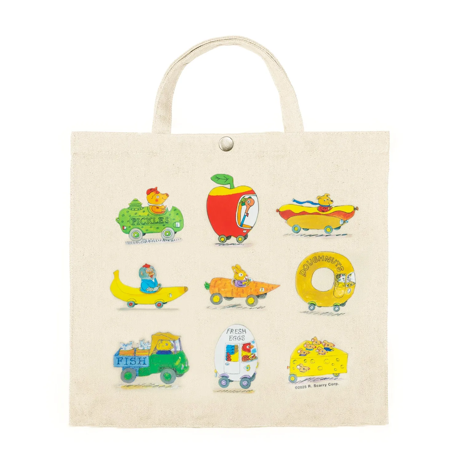 3P4 x Richard Scarry® - Busy Town Market Tote sold by Three Potato Four