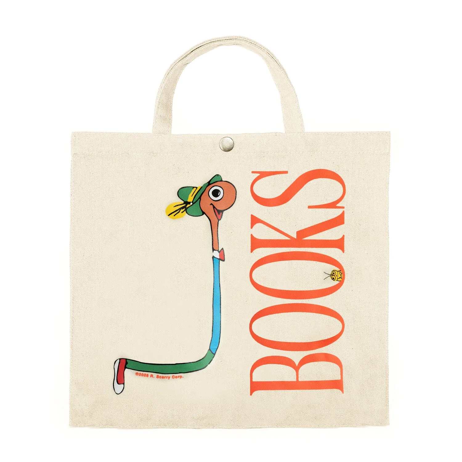 3P4 x Richard Scarry® - Lowly Books Market Tote sold by Three Potato Four
