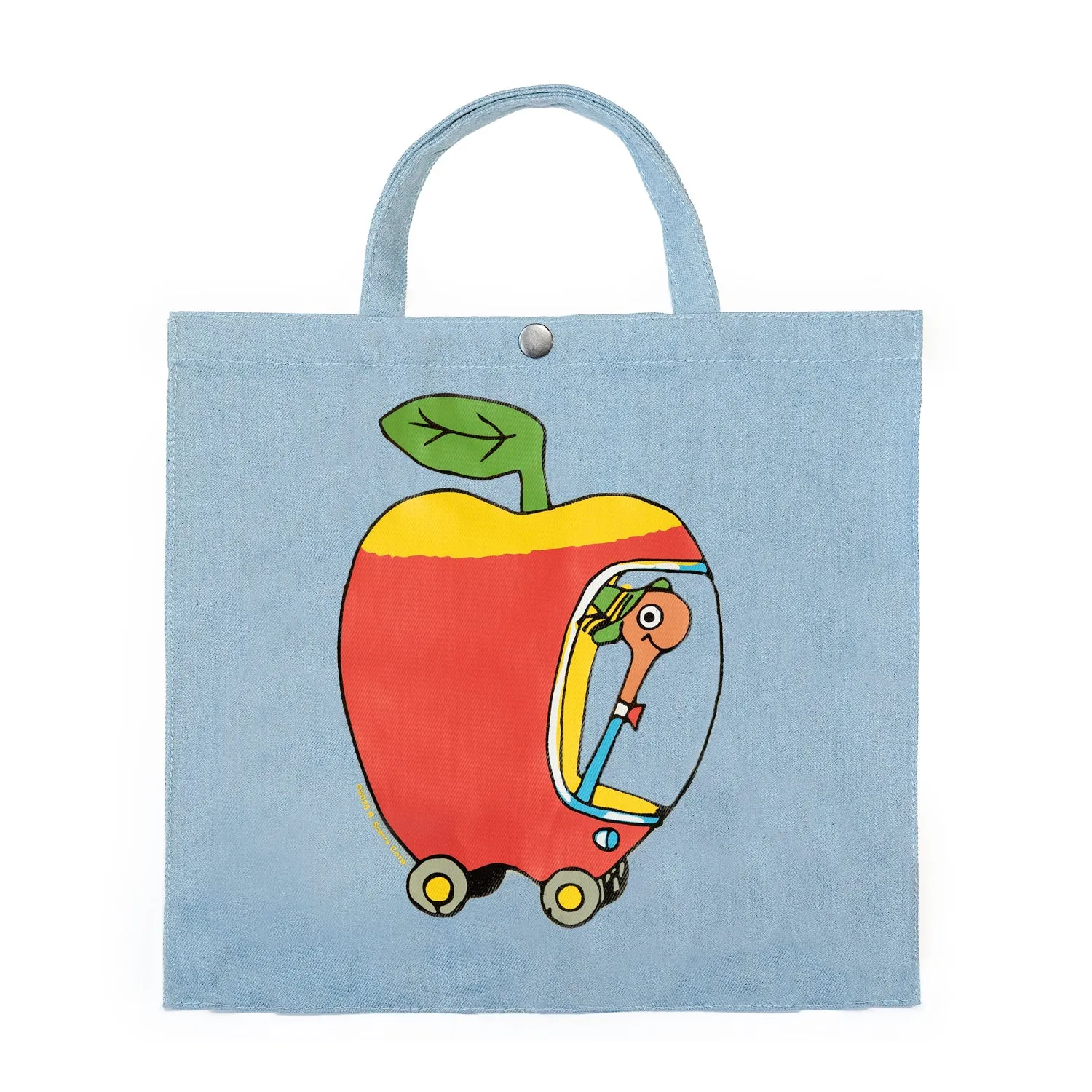 3P4 x Richard Scarry® - Apple Car Market Tote sold by Three Potato Four