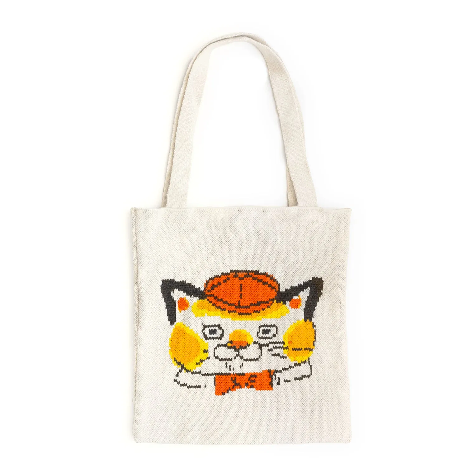 3P4 x Richard Scarry® - Huck Cat Knit Tote sold by Three Potato Four