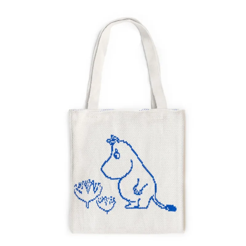 3P4 x Moomin® - Moomintroll Knit Tote made by Three Potato Four