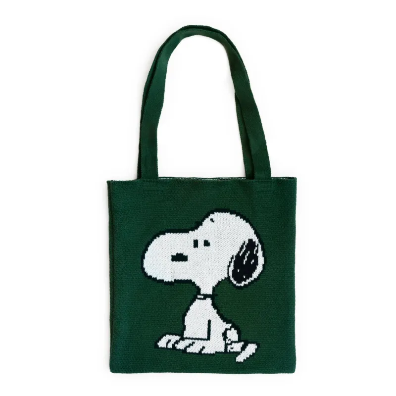 3P4 x Peanuts® - Snoopy Knit Tote made by Three Potato Four