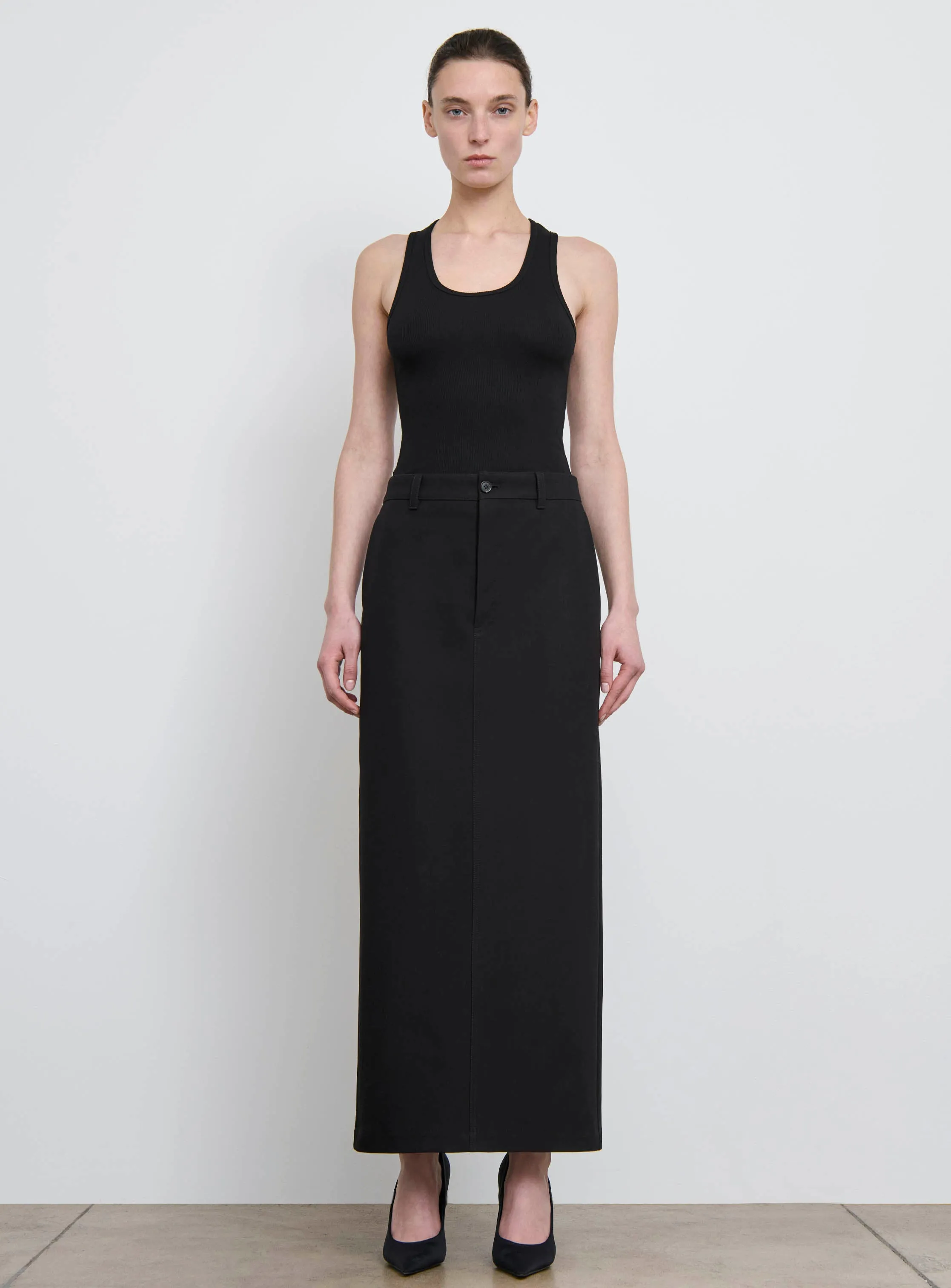 Drill Column Skirt sold by WARDROBE.NYC