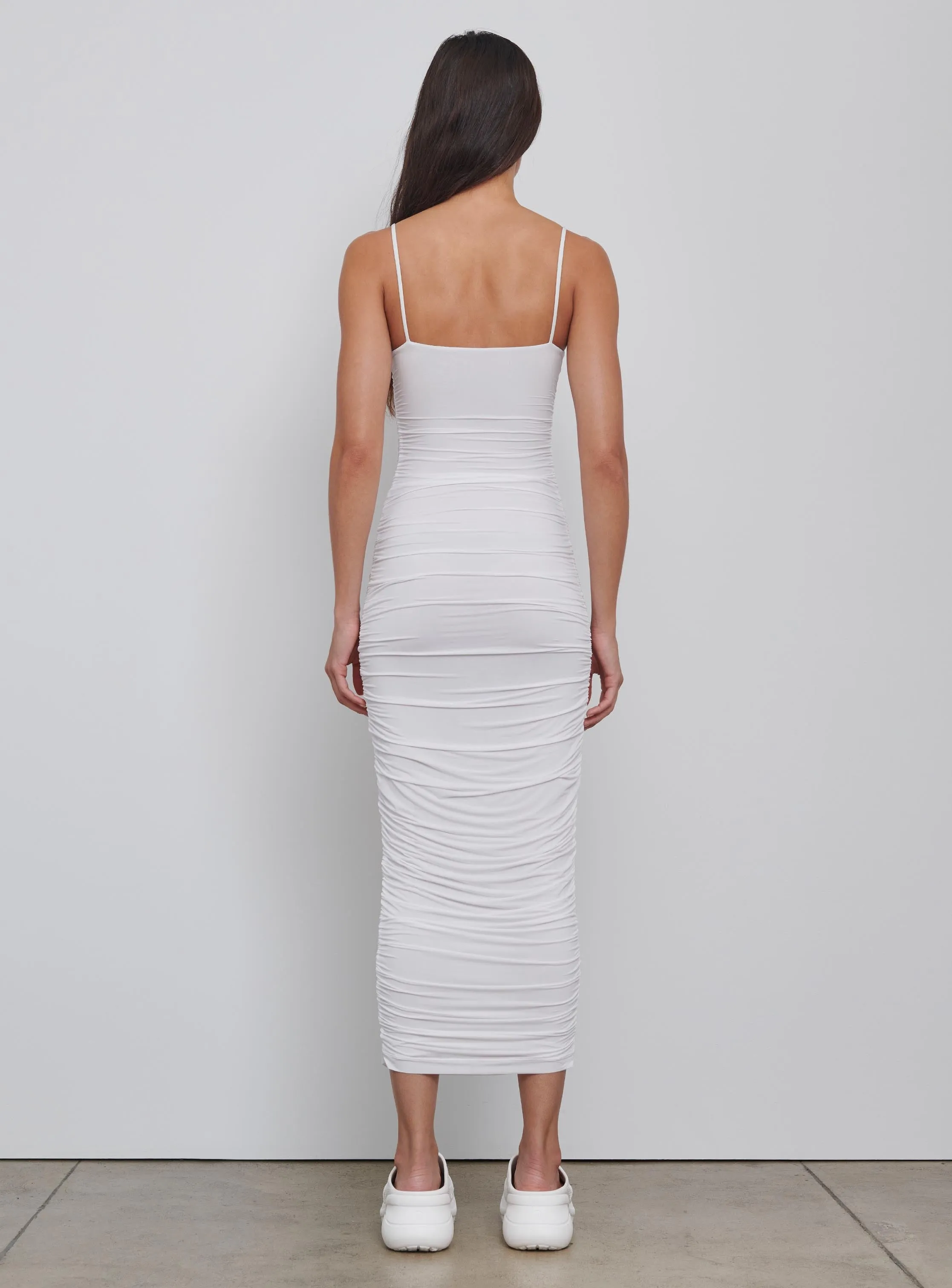Ruched Slip Dress sold by WARDROBE.NYC product image thumbnail 3