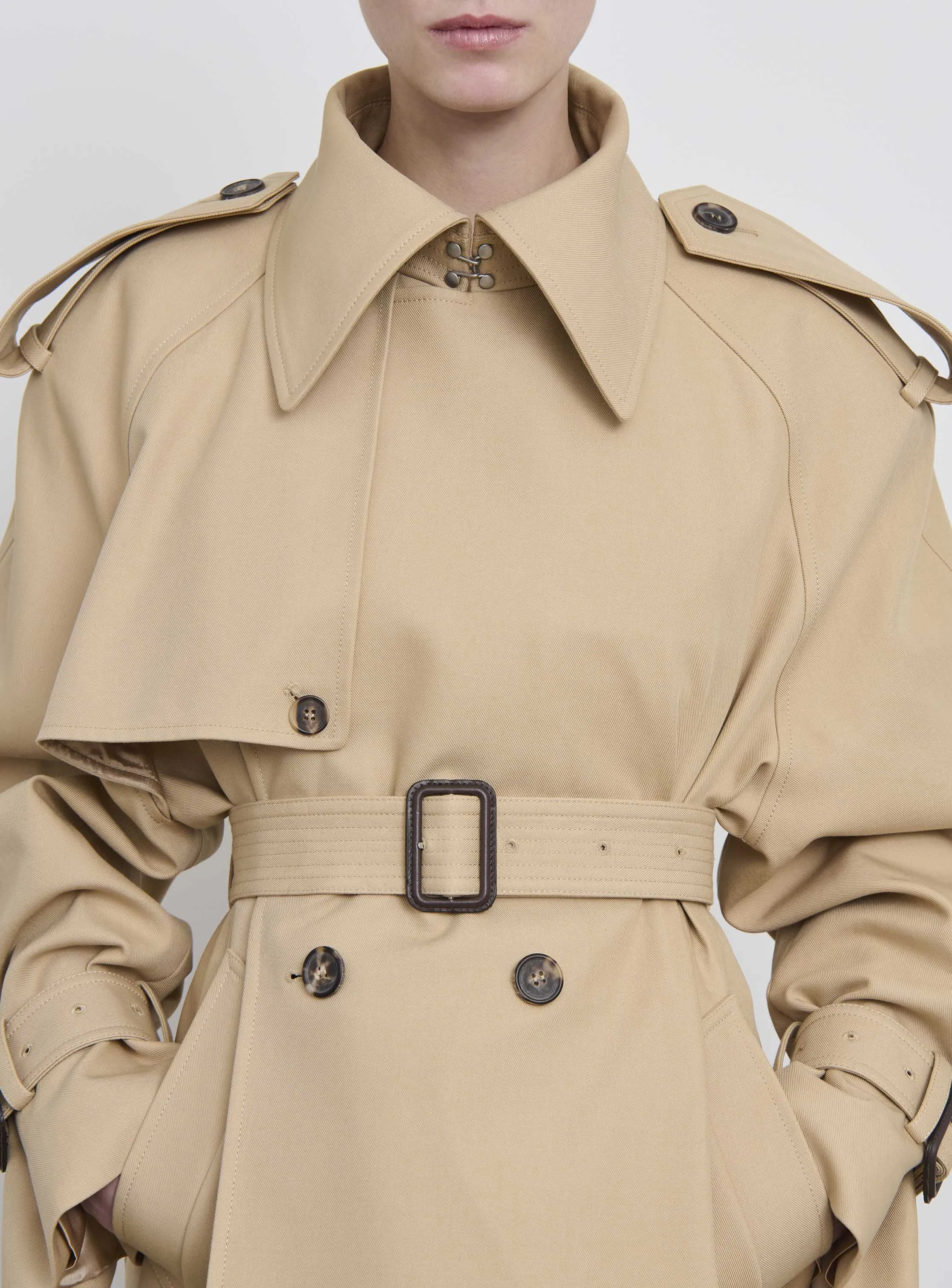 Crop Trench sold by WARDROBE.NYC product image thumbnail 4