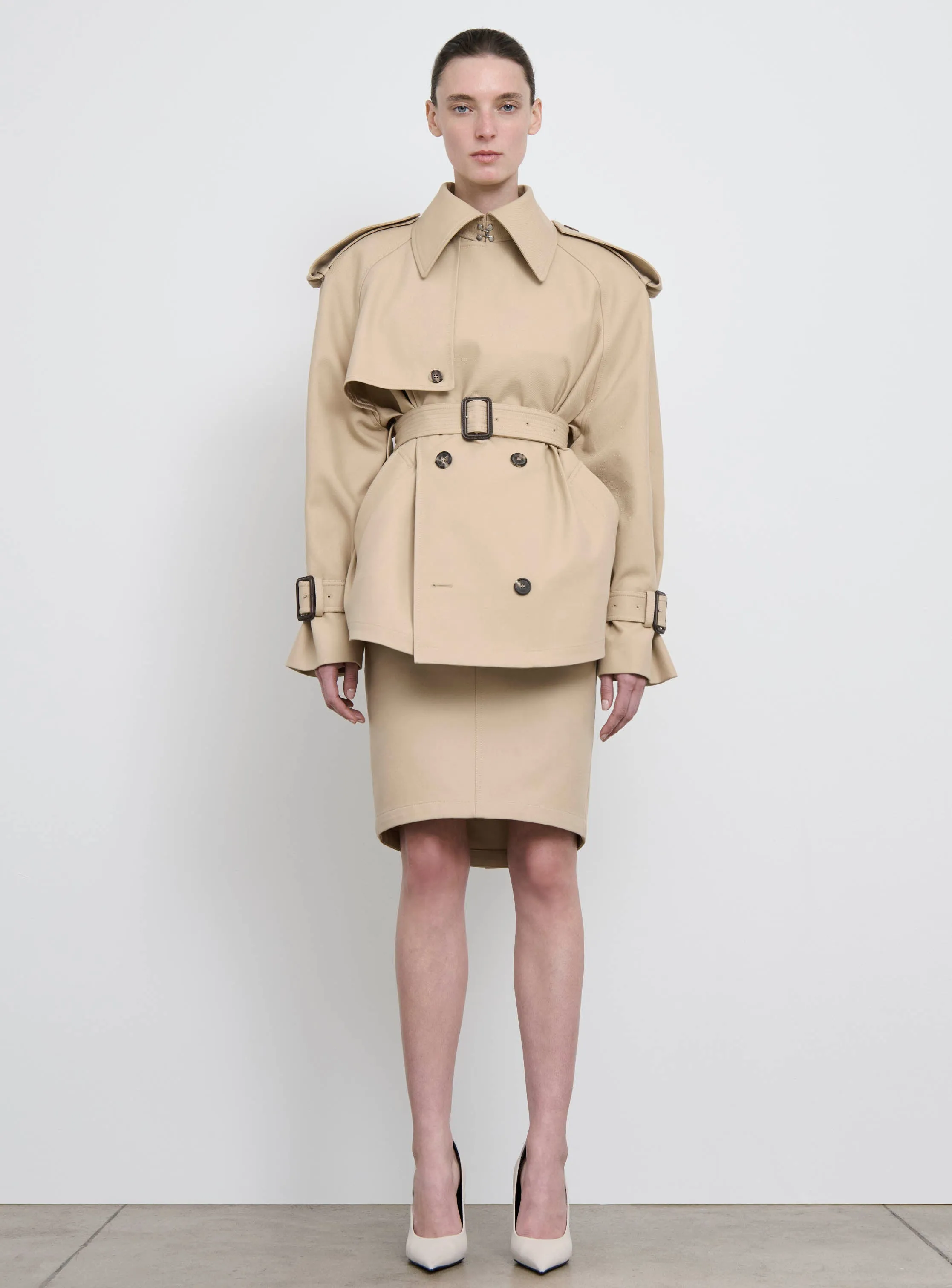 Crop Trench sold by WARDROBE.NYC