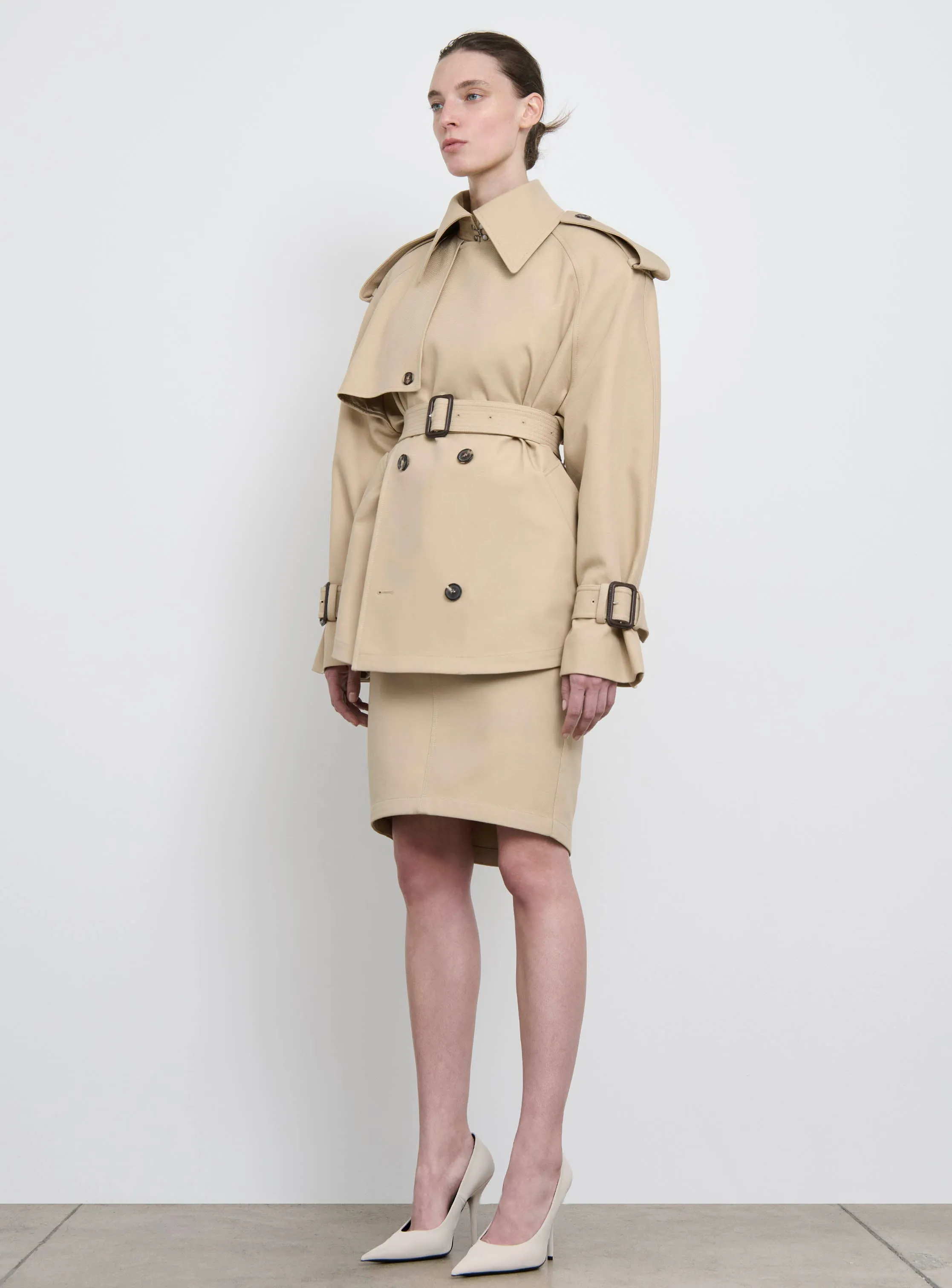 Crop Trench sold by WARDROBE.NYC product image thumbnail 2